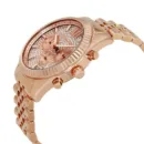 Michael Kors Men's Watch Lexington Chronograph Gold Rose - MK8580